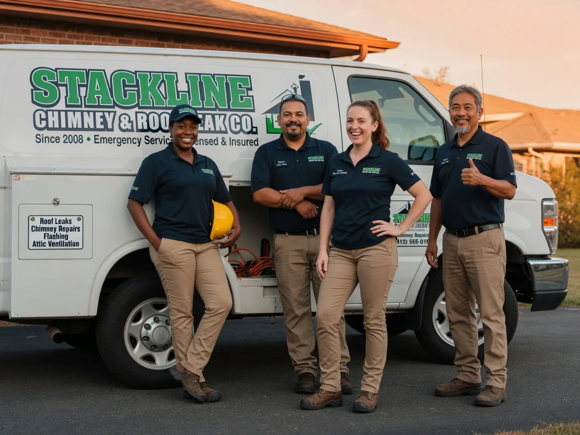 Chimney flashing repair company in Coleridge, NE